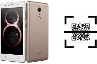 How to read QR codes on a Lenovo K8?