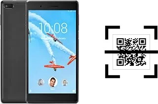 How to read QR codes on a Lenovo Tab 7?