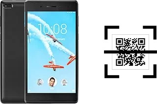 How to read QR codes on a Lenovo Tab 7 Essential?