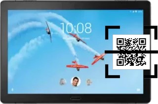 How to read QR codes on a Lenovo Tab P10?