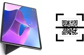 How to read QR codes on a Lenovo Tab P12 Pro?