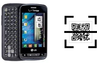 How to read QR codes on a LG Enlighten VS700?
