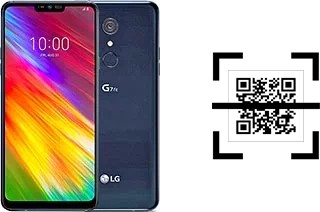 How to read QR codes on a LG G7 Fit?