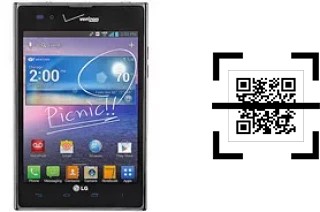 How to read QR codes on a LG Intuition VS950?