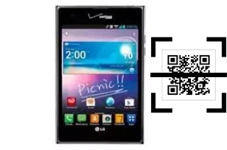 How to read QR codes on a LG Intuition?