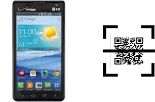 How to read QR codes on a LG Lucid2 VS870?