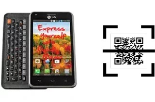 How to read QR codes on a LG Mach LS860?