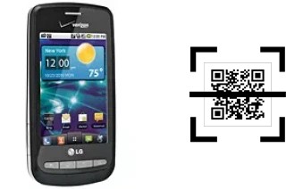 How to read QR codes on a LG Vortex VS660?