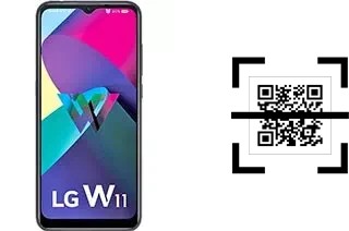 How to read QR codes on a LG W11?