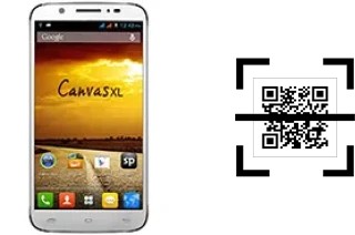 How to read QR codes on a Micromax A119 Canvas XL?