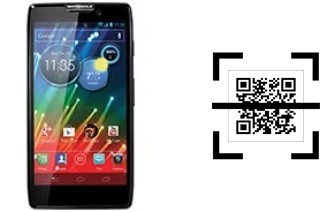 How to read QR codes on a Motorola RAZR HD XT925?