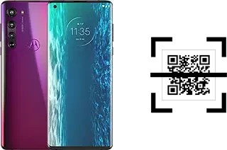 How to read QR codes on a Motorola Edge?