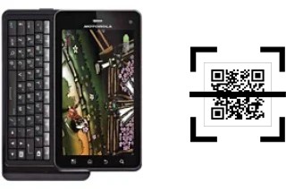 How to read QR codes on a Motorola Milestone XT883?