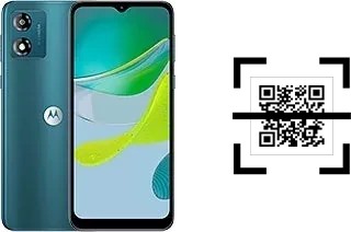 How to read QR codes on a Motorola Moto E13?