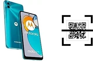 How to read QR codes on a Motorola Moto E22s?