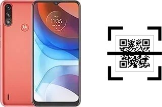 How to read QR codes on a Motorola Moto E7i Power?