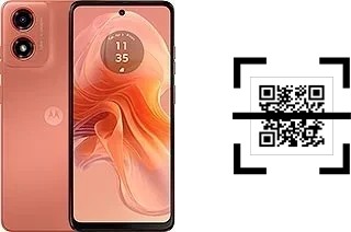 How to read QR codes on a Motorola Moto G04s?