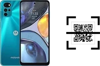 How to read QR codes on a Motorola Moto G22?