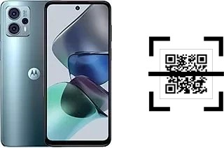 How to read QR codes on a Motorola Moto G23?