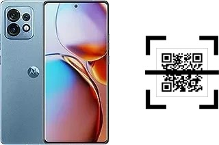 How to read QR codes on a Motorola Moto X40?