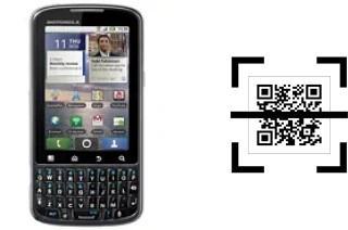 How to read QR codes on a Motorola PRO?