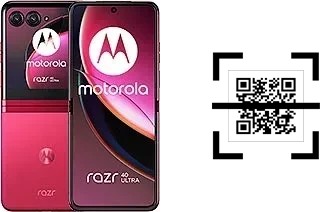 How to read QR codes on a Motorola Razr 40 Ultra?