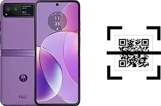 How to read QR codes on a Motorola Razr 40?