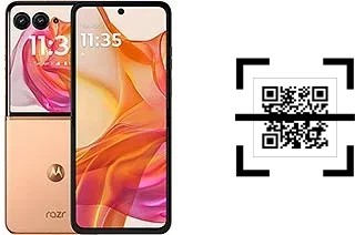 How to read QR codes on a Motorola Razr 50 Ultra?