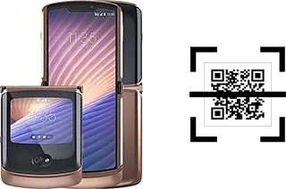 How to read QR codes on a Motorola Razr 5G?