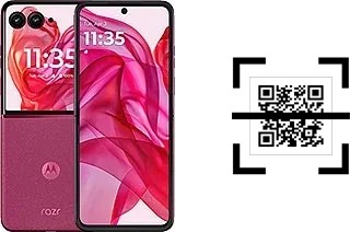 How to read QR codes on a Motorola razr+ 2024?