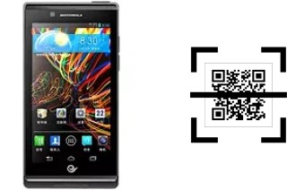 How to read QR codes on a Motorola RAZR V XT889?