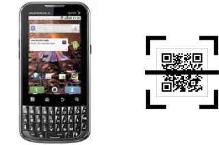 How to read QR codes on a Motorola XPRT MB612?