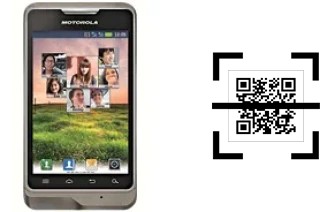 How to read QR codes on a Motorola XT390?