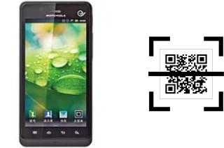 How to read QR codes on a Motorola XT928?