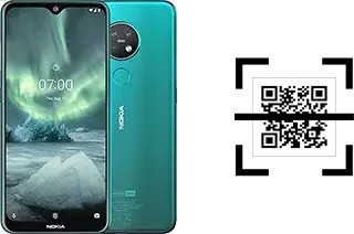 How to read QR codes on a Nokia 7.2?