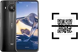 How to read QR codes on a Nokia 8 V 5G UW?