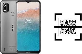 How to read QR codes on a Nokia C21 Plus?