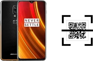 How to read QR codes on an OnePlus 6T McLaren?