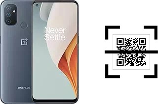 How to read QR codes on an OnePlus Nord N100?