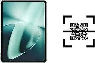 How to read QR codes on an OnePlus Pad?