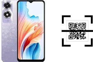 How to read QR codes on an Oppo A2x?