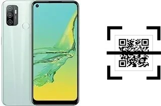 How to read QR codes on an Oppo A33 (2020)?