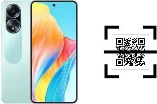 How to read QR codes on an Oppo A58 4G?