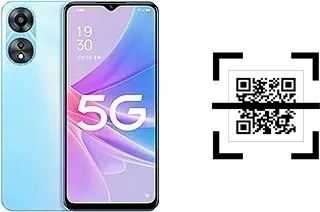 How to read QR codes on an Oppo A58x?