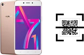 How to read QR codes on an Oppo A71 (2018)?