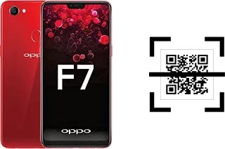 How to read QR codes on an Oppo F7?