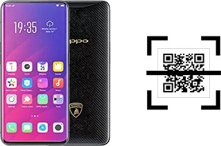 How to read QR codes on an Oppo Find X Lamborghini Edition?