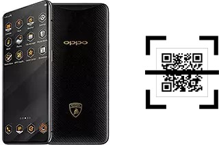 How to read QR codes on an Oppo Find X Lamborghini?