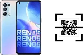 How to read QR codes on an Oppo Reno5 4G?