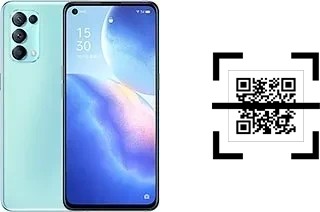 How to read QR codes on an Oppo Reno5 K?